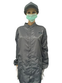 Biotech / Pharmaceutical Industries ESD Coverall Stand Up Collar With Hood