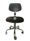Polyurethane ESD Safe Chairs Anti Static w/Chrome Base And Aluminum Castor