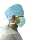 Doctor Tie On Disposable Bouffant Surgical Caps Size 64X15 cm Weight 25GSM