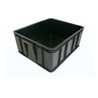 Black ESD Packaging Materials Conducive Containers For Storage Static Sensitive Parts