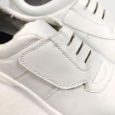 White Steel Ladle Head Anti Smashing Labor Protection Shoes Safety Protection Dust-Free Workshop ESD Anti-Static Food Work Shoes