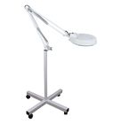 Lighted Magnifying Glass Floor Lamp For Salon , Circuit Board Inspections
