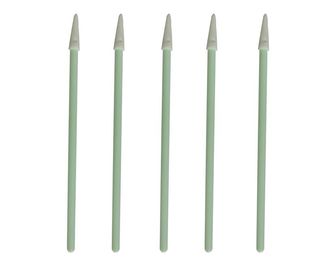 Cleanroom Industrial Foam Swabs Sharp Tip Polyurethane Foam With 100 Ppi Porosity Ref