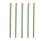 Cleanroom Swabs Cleanroom Consumables Polyester Tip Double / Single Layered