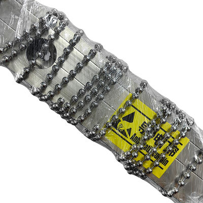 Spacing Of 8cm Conductive Door Curtain Width 2m * Height 1m Diameter 6mm Static Conductive Stainless Steel Bead Curtain
