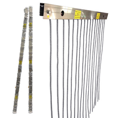Cleanroom Industry Static Conductive Door Curtain Made Of Stainless Steel Beads For Conductivity