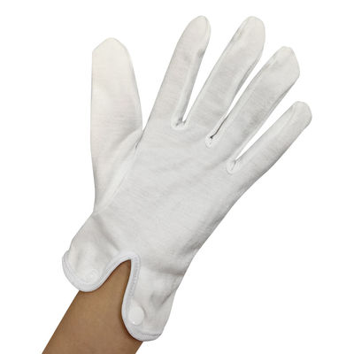 Custom Logo 100% Cotton Jewelry Premium Marching Band White Cotton Gloves Working Gloves Ceremonial Gloves
