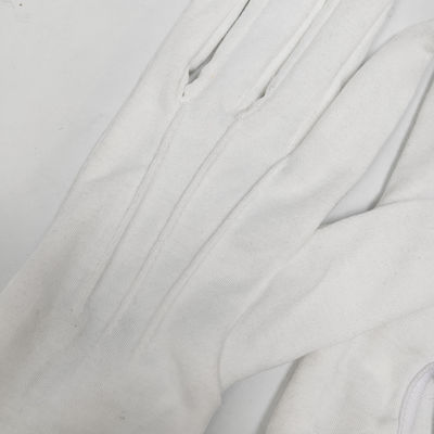 Custom Logo 100% Cotton Jewelry Premium Marching Band White Cotton Gloves Working Gloves Ceremonial Gloves