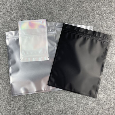 Matte Self Sealing Bag Solid Color Double-Sided Opaque Sealed Bag Aluminum Foil Plated Packaging Bag