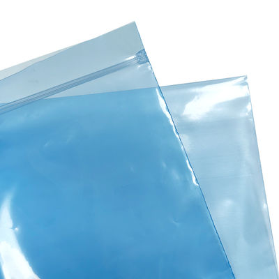 0.75mm*300*400mm Blue Antistatic Shielding Bags ESD Zip Lock Bag for Cleanroom