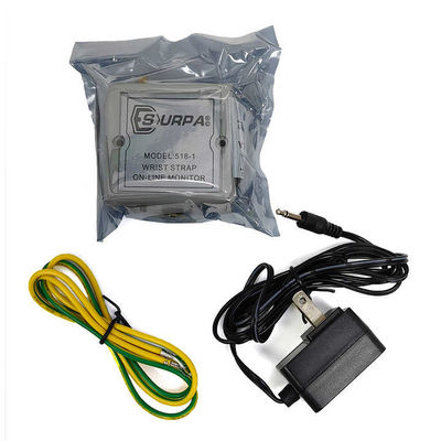 Anti Static Wrist Strap Online Monitoring Instrument SURPA 518-1 Static Ring Grounding Automatic Alarm Tester