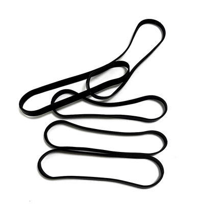 104 X 4 X 1.5mm Black ESD Antistatic Conductive Silicone Band For Electronic Components