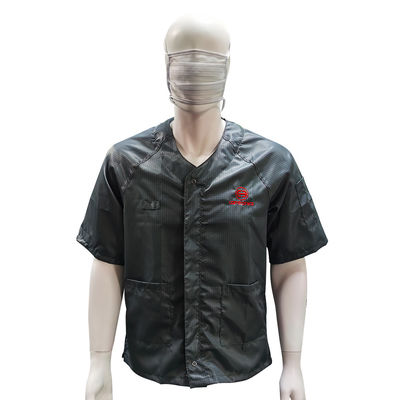 Grey Summer ESD Anti Static Short Sleeved Jacket