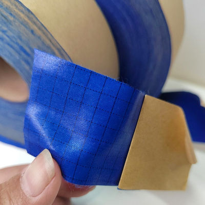 ESD Anti Static Self Adhesive Polyester Grid Fabric Roller Tape