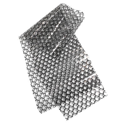 Transparent ESD Grid Cleanroom Door Partition Curtain