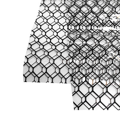 Transparent ESD Grid Cleanroom Door Partition Curtain