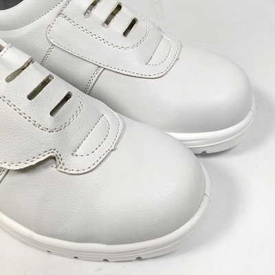 No Lacing Velcro Design Esd Safety Shoes Dustproof Steel Toe Work