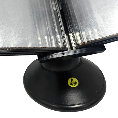 Anti-Static Wall Mounted Rotary Shaft A4 Display Rack