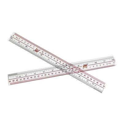 30cm Plastic Transparent ESD Ruler Antistatic Straight Ruler