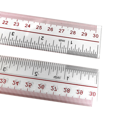 30cm Plastic Transparent ESD Ruler Antistatic Straight Ruler