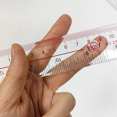 30cm Plastic Transparent ESD Ruler Antistatic Straight Ruler