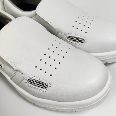 Antistatic Steel Toe Safety Shoes ESD PU Outsole Industrial Cleanroom