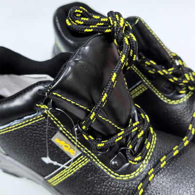 Black Anti Smashing Anti Piercing Steel Toe Safety Working Shoes