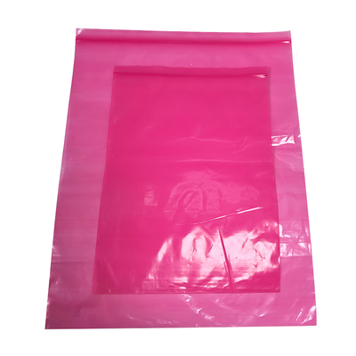 250X350MM PE Pink Anti Static Self Sealing Shielding Bag