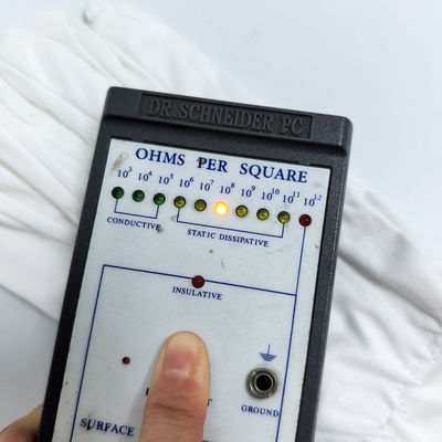 Cleanroom Safety ESD Antistatic Gloves Ultra Fine Dust Free S / M / L / XL