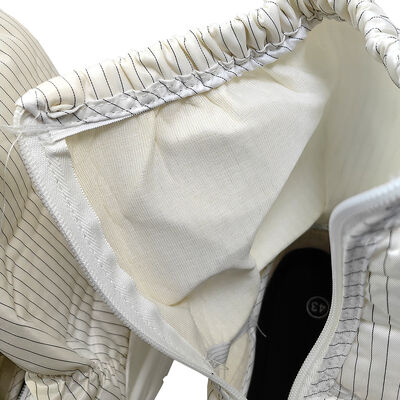 White ESD Antistatic Sponge Composite Tube Short Boots