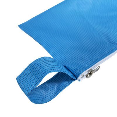Blue ESD Anti-Static Tool Bag Zipper Handheld Tool Pouch