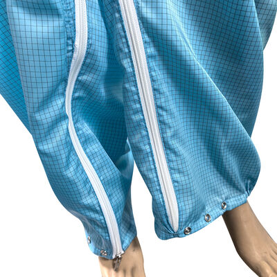 ESD Anti Static Full Body Suit Coverall With Hood And Mask Blue