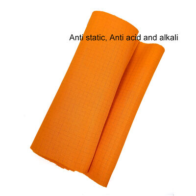 Orange ESD Dust-Free Fabric With Anti static Acid And Alkali