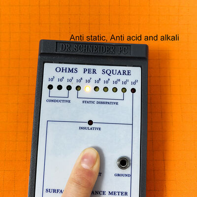Orange ESD Dust-Free Fabric With Anti static Acid And Alkali