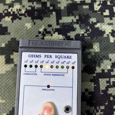 Camouflage Print High-Performance ESD Diamond Lattice Knitted Fabric – 87% Polyester + 13% Carbon Fiber