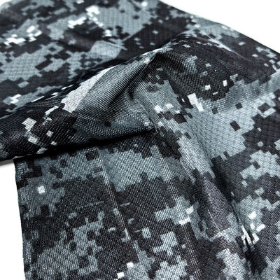 Camouflage Print High-Performance ESD Diamond Lattice Knitted Fabric – 87% Polyester + 13% Carbon Fiber