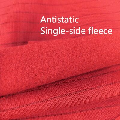 ESD Antistatic Single-side Fleece Polo Shirt Fabric