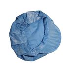 White Blue Yellow Anti Static Esd Cap Dustless Polyester Fabric Size S / M / L / Xl