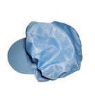 White Blue Yellow Anti Static Esd Cap Dustless Polyester Fabric Size S / M / L / Xl