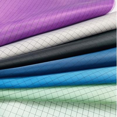 10e6ohm Antiestatica Cleanroom Conductive Lint Free Polyester ESD Safe Anti-static Fabric for Lab Coat