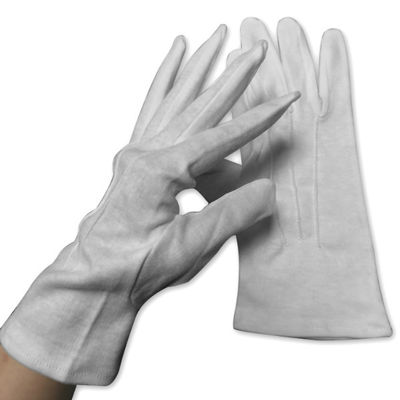 8.5CM Breathable Safety Cleanroom Cotton Hand Gloves