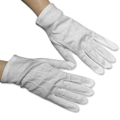 8.5CM Breathable Safety Cleanroom Cotton Hand Gloves