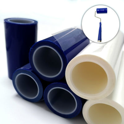 White Blue Cleanroom 18m Disposable PE Sticky Lint Roller