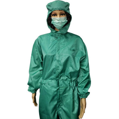 5mm Grid Polyester Fabric ESD Overcoat Anti Static