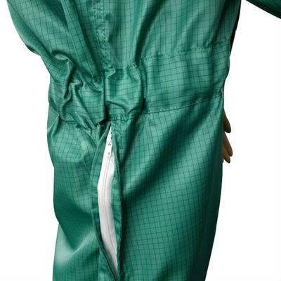 5mm Grid Polyester Fabric ESD Overcoat Anti Static