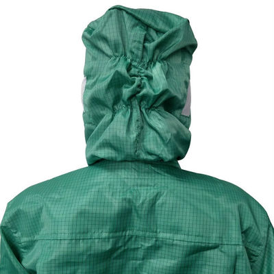 5mm Grid Polyester Fabric ESD Overcoat Anti Static
