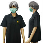 Unisex Anti Static ESD Polo Shirts For Cleanroom