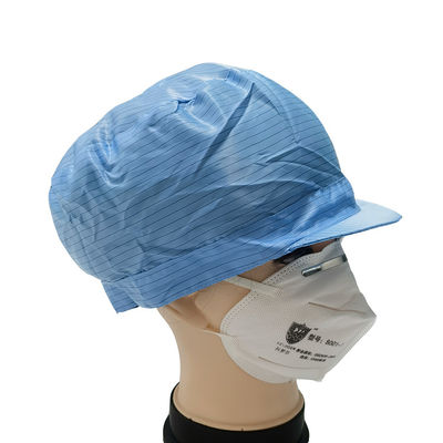 5mm Stripe ESD Antistatic Cap For Class 100 Cleanroom