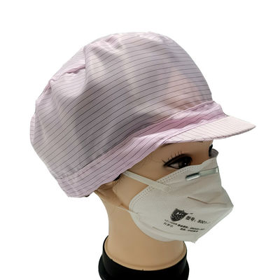5mm Stripe ESD Antistatic Cap For Class 100 Cleanroom