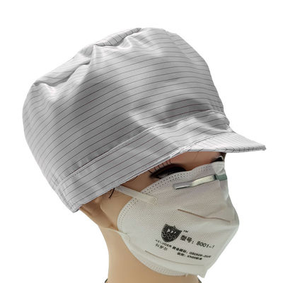 5mm Stripe ESD Antistatic Cap For Class 100 Cleanroom